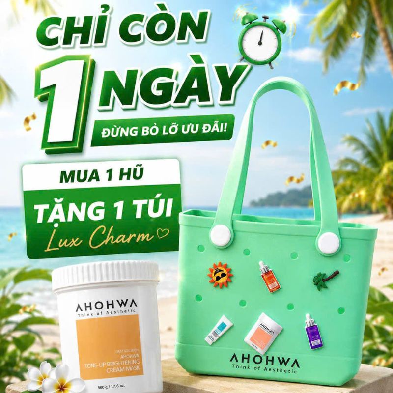 Mặt Nạ Ủ Trắng Ahohwa Bí Quyết Da Trắng Sáng Rạng Rỡ