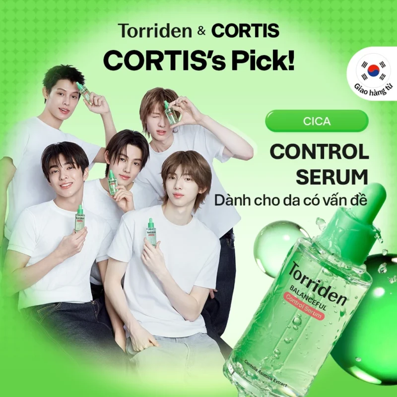 Tinh Chất Torriden BALANCEFUL CICA Control Serum 50ml Cân Bằng Da
