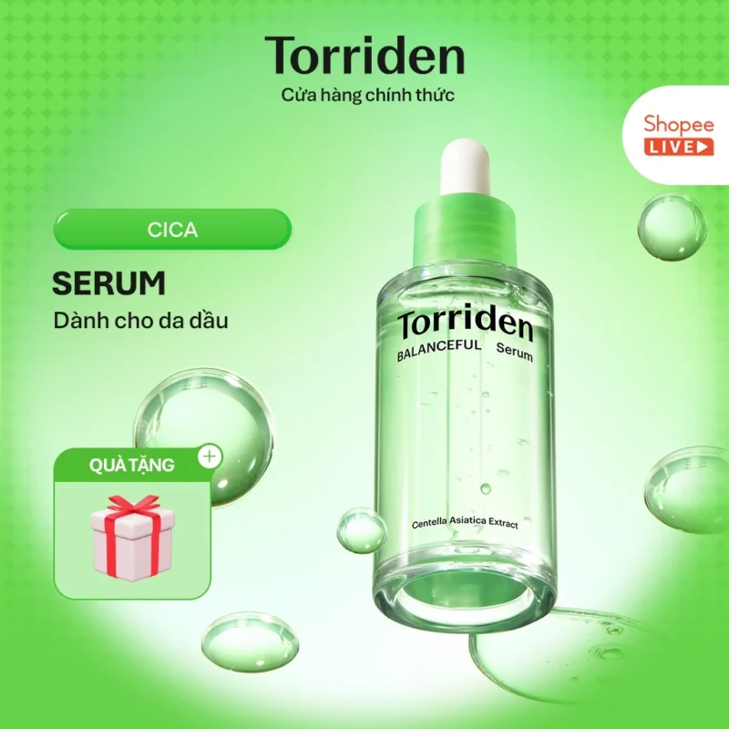 Tinh Chất Torriden BALANCEFUL CICA Serum 50ml Cân Bằng Da