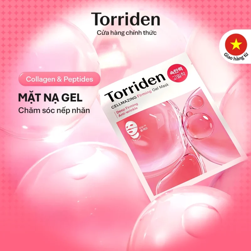 Mặt Nạ Gel Torriden CELLMAZING Collagen Gel Mask 1 Miếng Săn Chắc Da