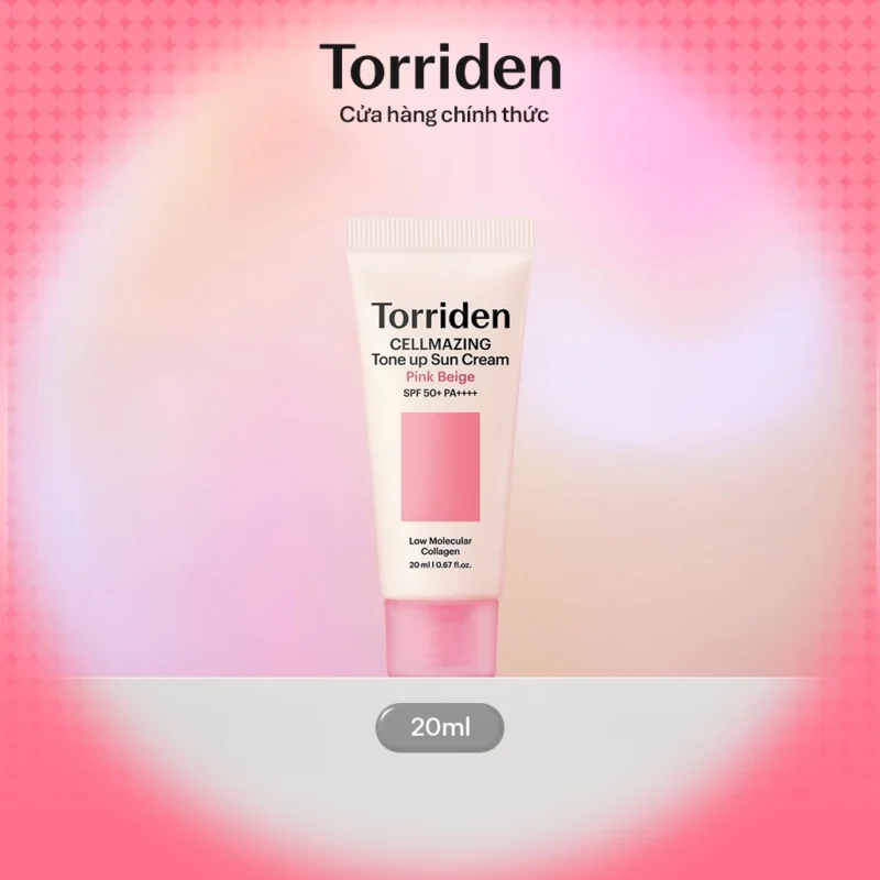 Kem Chống Nắng Mini Torriden CELLMAZING Sun Cream 20ml Nâng Tông Da