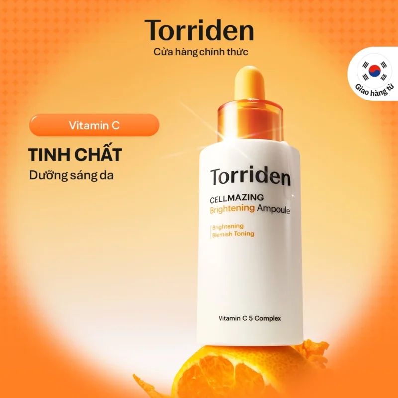 Tinh Chất Torriden CELLMAZING Vitamin C Ampoule 30ml Dưỡng Sáng Da