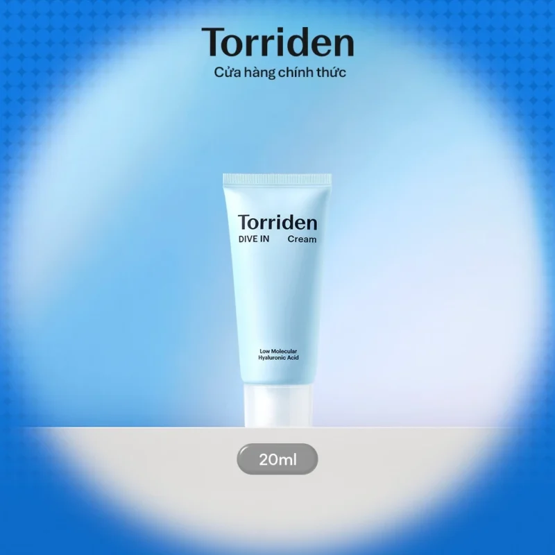 Kem Dưỡng Mini Torriden DIVE-IN Cream 20ml Cấp Ẩm