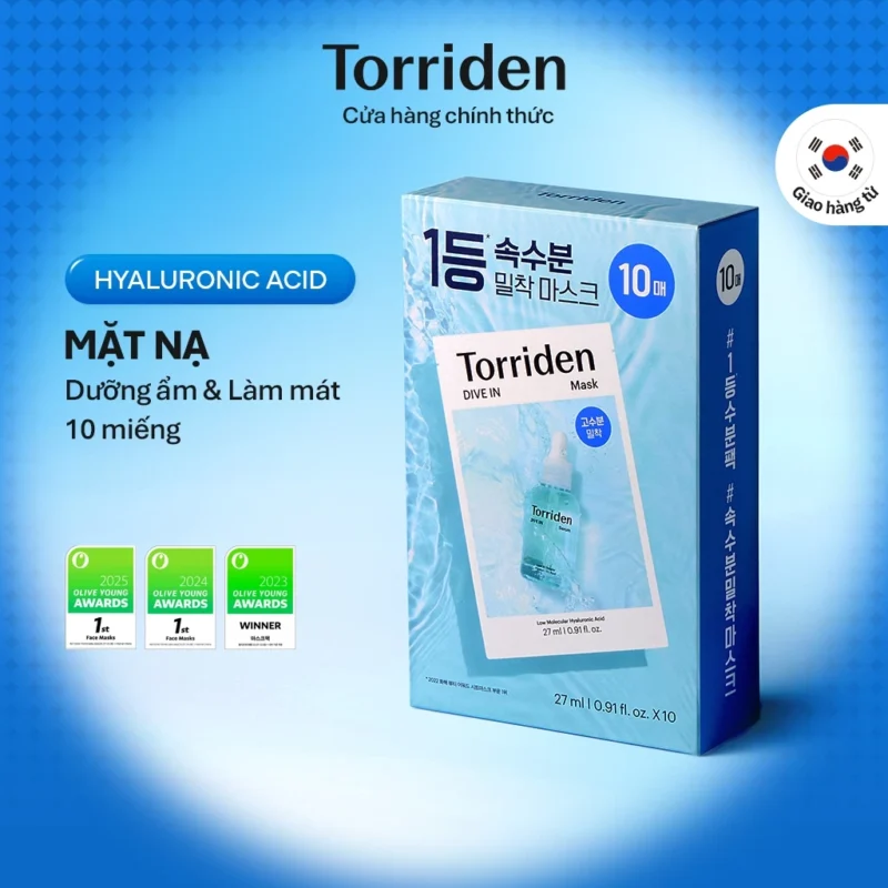 Mặt Nạ Torriden DIVE-IN Mask 10 Miếng Cấp Ẩm