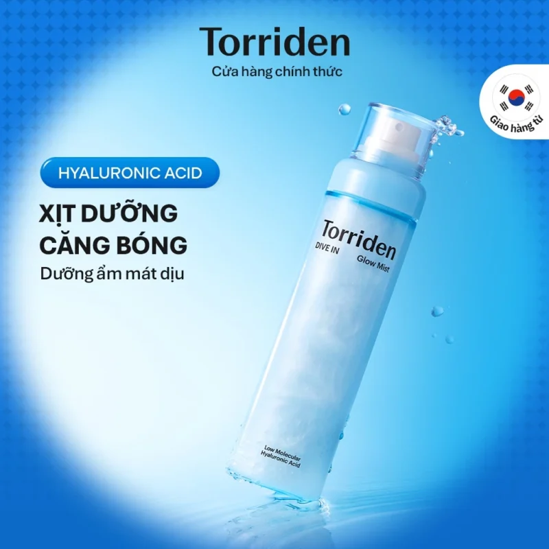 Xịt Dưỡng Torriden DIVE-IN Mist 120ml Cấp Ẩm, Cho Da Căng Bóng