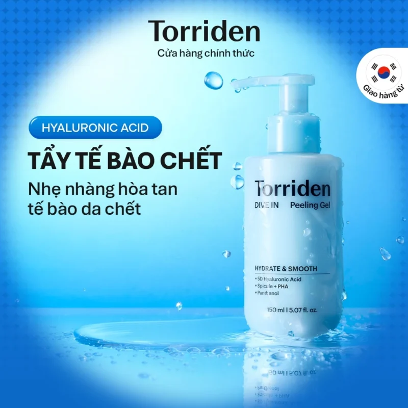 Gel Tẩy Tế Bào Chết Torriden DIVE-IN Peeling Gel 150ml Làm Mịn Da