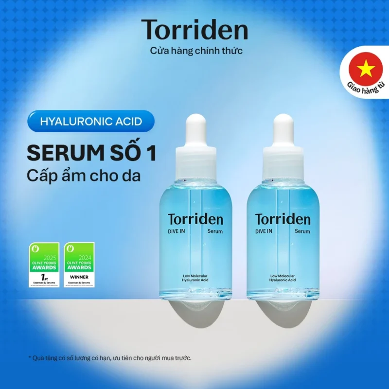 Bộ Tinh Chất Torriden DIVE-IN Serum 2 x 50ml Cấp Ẩm