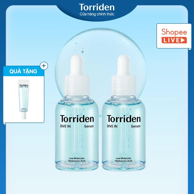 Bộ Tinh Chất Torriden DIVE-IN Serum 2 x 50ml Cấp Ẩm