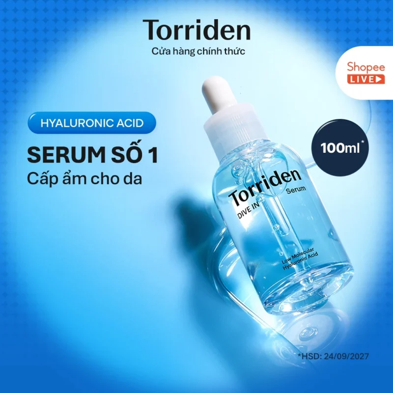 Tinh Chất Torriden DIVE-IN Serum x Lucie 100ml Cấp Ẩm