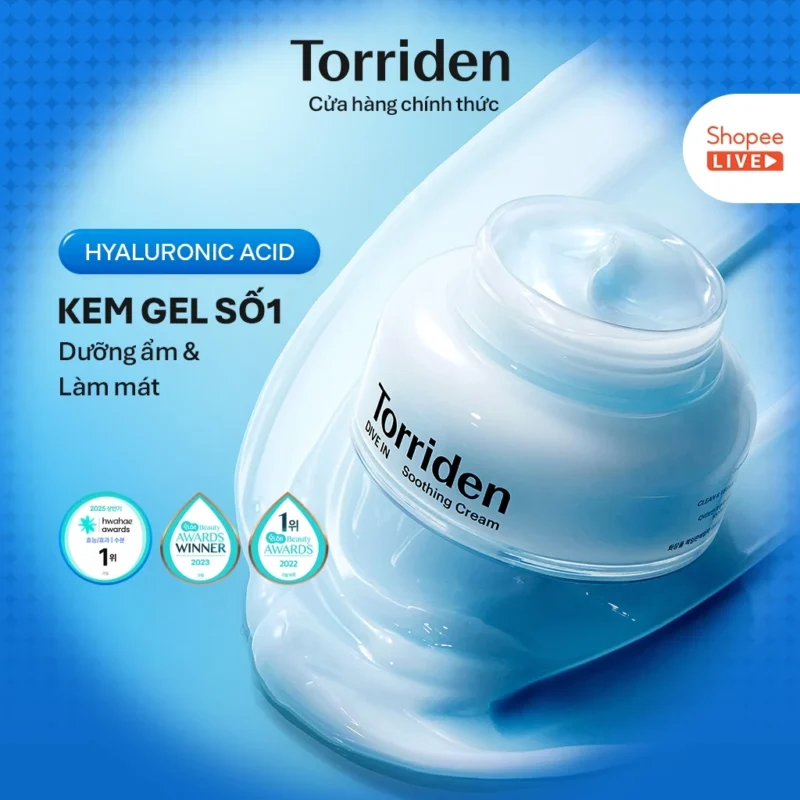 Kem Dưỡng Torriden DIVE-IN Soothing Cream 100ml Làm Dịu Da