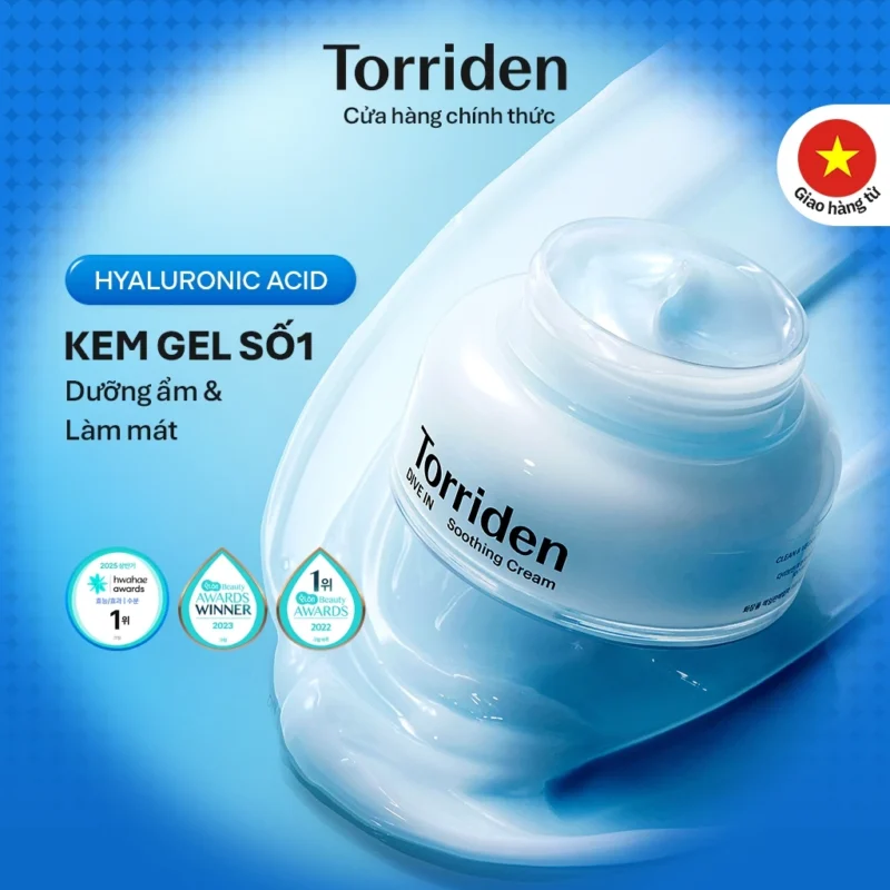Kem Dưỡng Torriden DIVE-IN Soothing Cream 100ml Làm Dịu Da