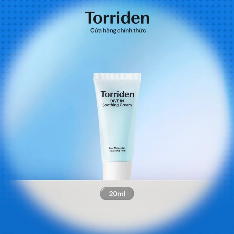 Kem Dưỡng Mini Torriden DIVE-IN Soothing Cream 20ml Làm Dịu Da