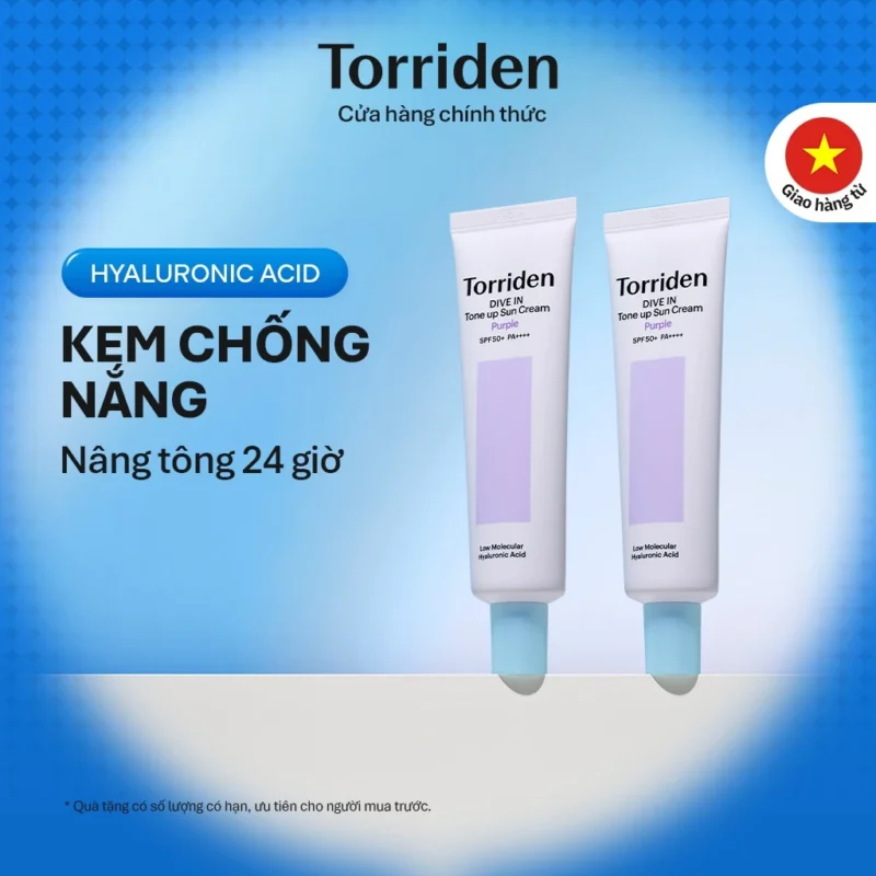 Bộ Chống Nắng Torriden DIVE-IN Tone-Up Sun Cream 2 x 60ml Nâng Tông Da