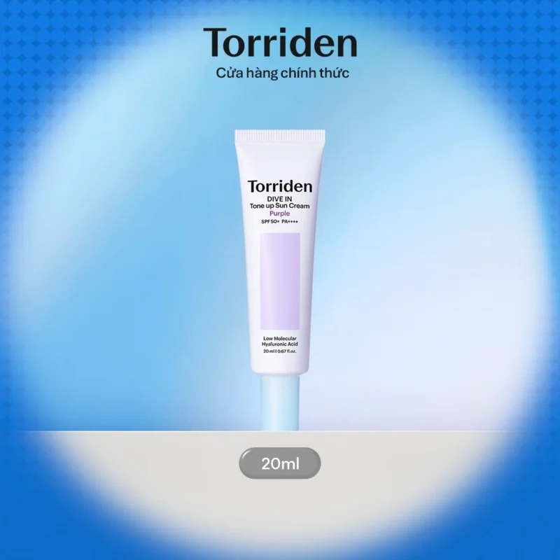 Kem Chống Nắng Mini Torriden DIVE-IN Tone-Up Sun Cream 20ml Nâng Tông Da