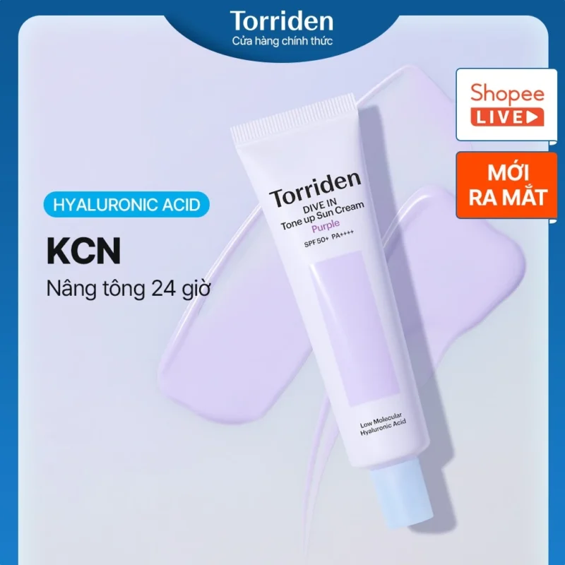 Kem Chống Nắng Torriden DIVE-IN Tone-Up Sun Cream 60ml Nâng Tông Da