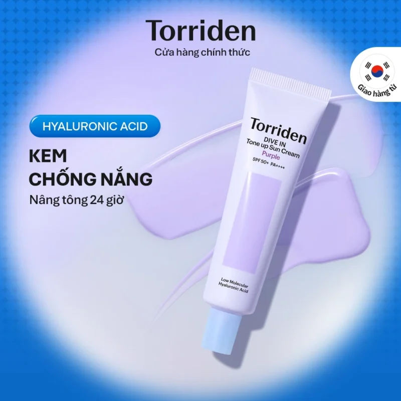 Kem Chống Nắng Torriden DIVE-IN Tone-Up Sun Cream 60ml Nâng Tông Da