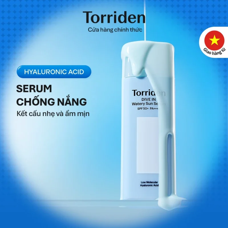 Serum Chống Nắng Torriden DIVE-IN Watery Fit Sun Serum 50ml Cấp Ẩm Da