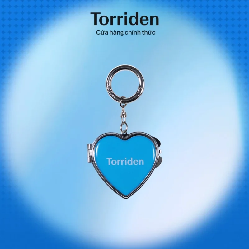 Móc Khóa Gương Torriden Heart Mirror Keyring Blue 1 Chiếc